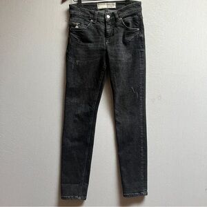 Mac Hemp Denim Mid Rise Women's Black Slim Jeans Sz 30